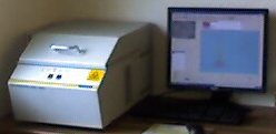 Gold Test Analyse mit Rntgenfluoreszenzspektrometer